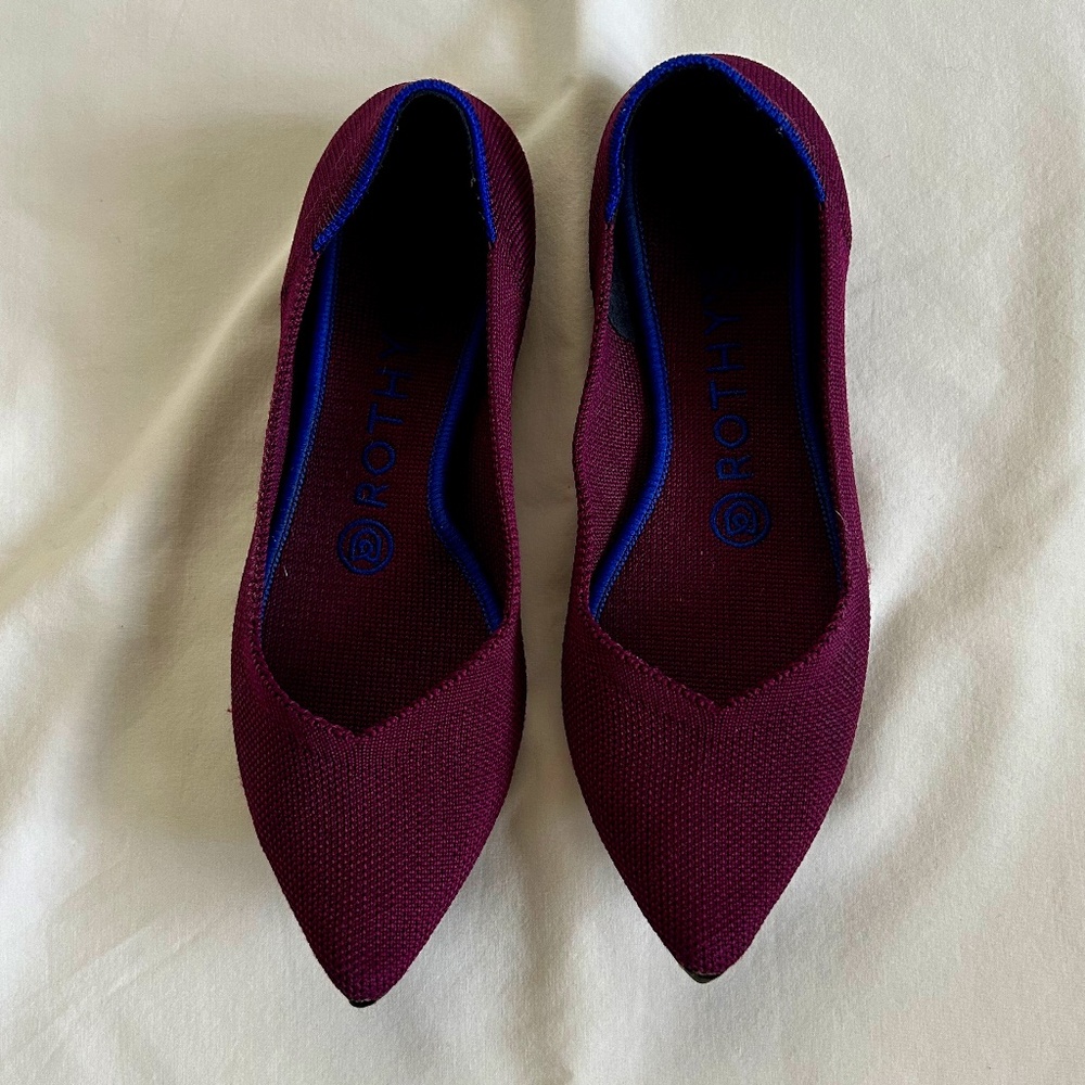 Rothy's The Point Cabernet flats